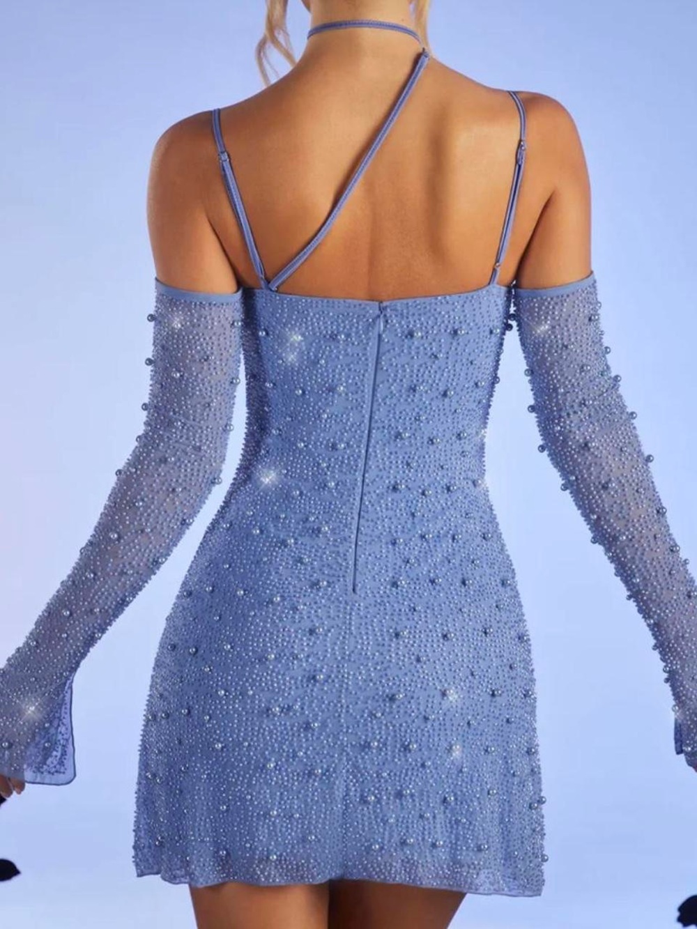 Oh Polly Asymmetric Corset Mini Dress - Picture 2 of 4